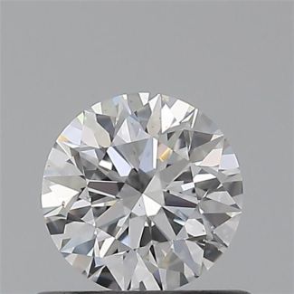 0.51 Carat Round D SI1 EX VG GIA Natural Diamond