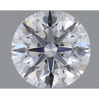 0.34 Carat Round E VVS1 EX GIA Natural Diamond