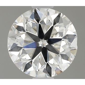 0.82 Carat Round H VS2 VG EX GIA Natural Diamond