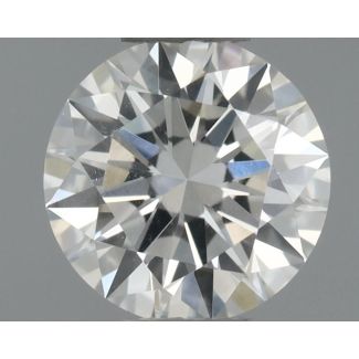 0.31 Carat Round G SI2 EX GIA Natural Diamond