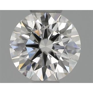 0.30 Carat Round G SI1 EX VG GIA Natural Diamond