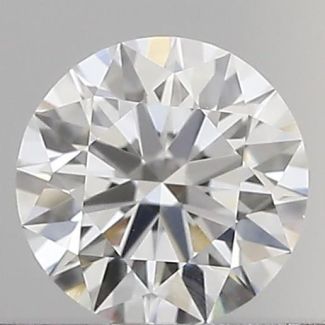 0.31 Carat Round F VVS2 EX GIA Natural Diamond