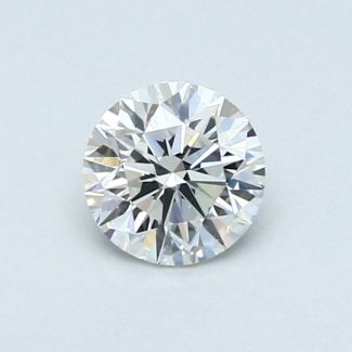 0.53 Carat Round D VS2 VG EX GIA Natural Diamond