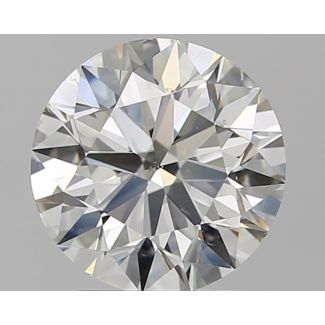 1.9 Carat Round H SI1 EX GIA Natural Diamond