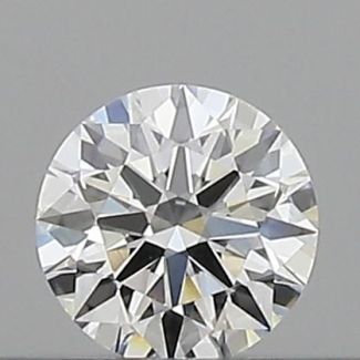 0.21 Carat Round E VVS1 EX GIA Natural Diamond