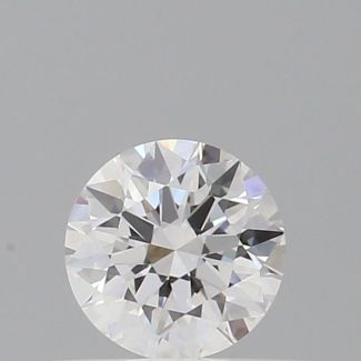 0.36 Carat Round E VVS1 EX GIA Natural Diamond