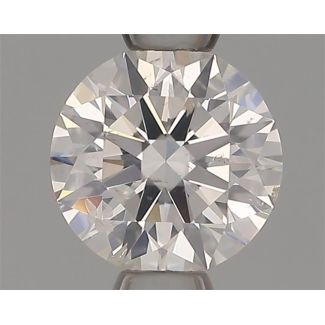 0.50 Carat Round F SI2 VG EX GIA Natural Diamond