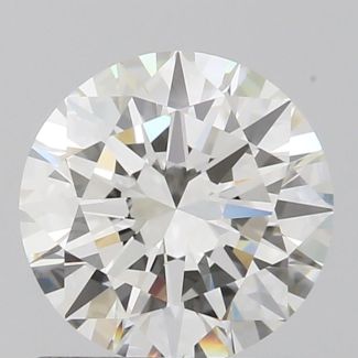 1.00 Carat Round H VS1 EX VG GIA Natural Diamond