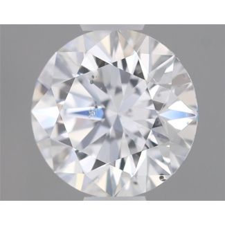 0.51 Carat Round D SI2 EX GIA Natural Diamond