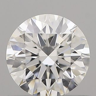 0.46 Carat Round F VVS1 EX GIA Natural Diamond