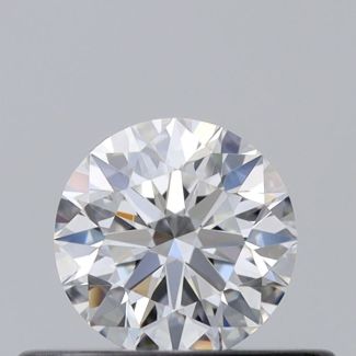 0.35 Carat Round E VVS2 EX GIA Natural Diamond