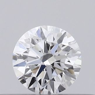 0.23 Carat Round D VS2 EX GIA Natural Diamond