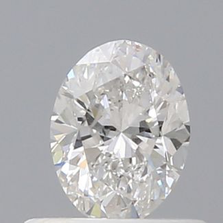 0.50 Carat Oval F VS2 - VG GD GIA Natural Diamond