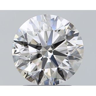 2.01 Carat Round I SI1 EX GIA Natural Diamond