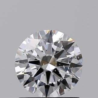 0.81 Carat Round D SI1 EX GIA Natural Diamond