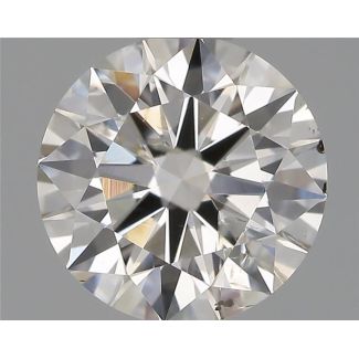 0.71 Carat Round G SI2 EX IGI Natural Diamond