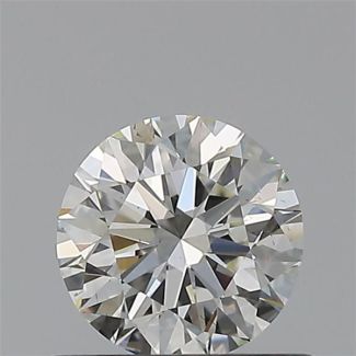 0.53 Carat Round H VS2 EX IGI Natural Diamond