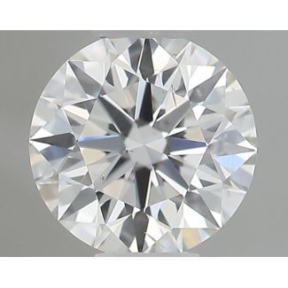 0.31 Carat Round H SI1 EX GIA Natural Diamond