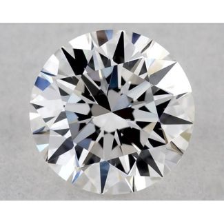 0.36 Carat Round F VVS1 EX VG GIA Natural Diamond