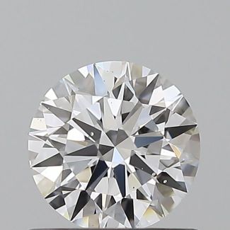 0.72 Carat Round D SI1 EX GIA Natural Diamond