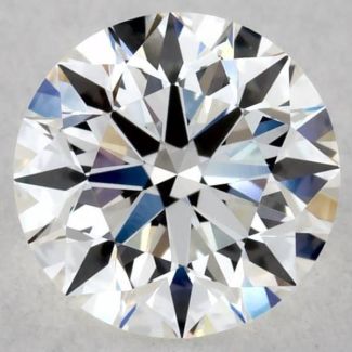 0.42 Carat Round G VVS2 EX GIA Natural Diamond