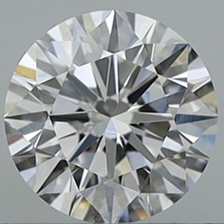 0.54 Carat Round F VS1 EX GIA Natural Diamond