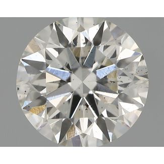 0.61 Carat Round H SI1 EX VG IGI Natural Diamond