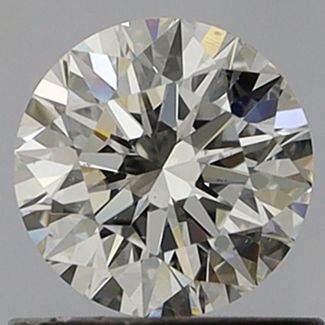 0.71 Carat Round G VS2 EX GIA Natural Diamond