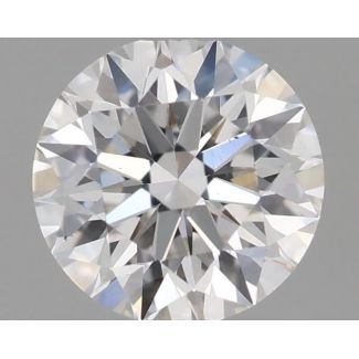 0.46 Carat Round F VS2 EX GIA Natural Diamond