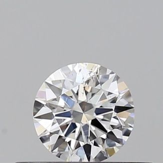 0.3 Carat Round D SI2 EX VG GIA Natural Diamond