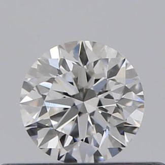 0.30 Carat Round F VS2 VG EX GIA Natural Diamond