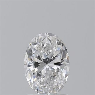 1.3 Carat Oval D SI2 - EX VG GIA Natural Diamond