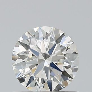 0.6 Carat Round G VVS2 EX IGI Natural Diamond