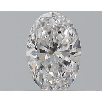 0.3 Carat Oval D VVS2 - EX VG GIA Natural Diamond