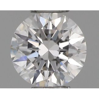 0.27 Carat Round D VVS2 EX GIA Natural Diamond