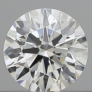 0.35 Carat Round E VVS1 EX GIA Natural Diamond