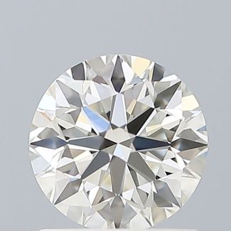 0.9 Carat Round H VVS2 EX IGI Natural Diamond