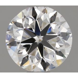 0.64 Carat Round F VS1 VG EX GIA Natural Diamond