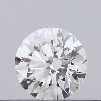 0.18 Carat Round F SI1 EX GIA Natural Diamond