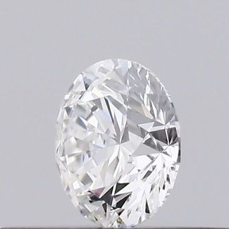 0.23 Carat Round F SI1 EX GIA Natural Diamond