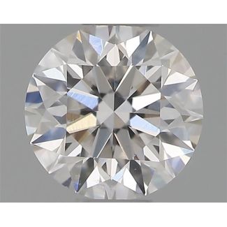 0.33 Carat Round E SI1 EX GIA Natural Diamond