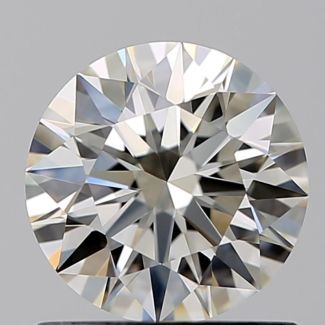 0.81 Carat Round I VVS2 EX GIA Natural Diamond