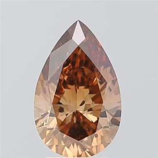 2.27 Carat Pear Brown SI1 - VG EX GIA Natural Diamond