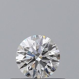 0.30 Carat Round F IF EX GIA Natural Diamond