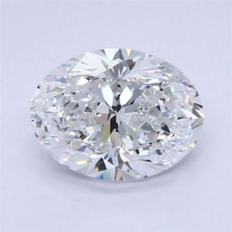 1.51 Carat Oval D SI1 - EX GIA Natural Diamond