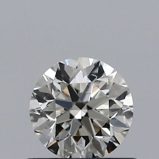 0.50 Carat Round J I1 VG GIA Natural Diamond