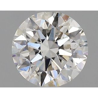 0.5 Carat Round G SI1 EX VG GIA Natural Diamond