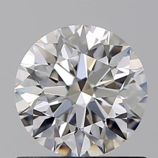 0.63 Carat Round E VVS1 EX GIA Natural Diamond