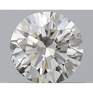 0.59 Carat Round I SI1 EX VG GIA Natural Diamond