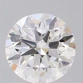 0.5 Carat Round G VVS2 EX VG GIA Natural Diamond